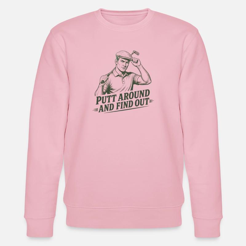 Putt un peu et découvre : - Sweat bio CHANGER Stanley/Stella Unisexe - rose pâle