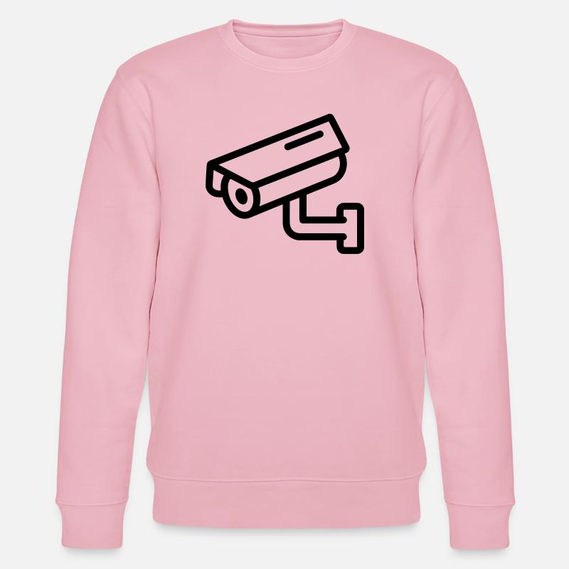 caméra de surveillance - Sweat bio CHANGER Stanley/Stella Unisexe - rose pâle