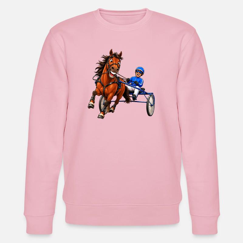 Trotteur Rieur - Sweat bio CHANGER Stanley/Stella Unisexe - rose pâle