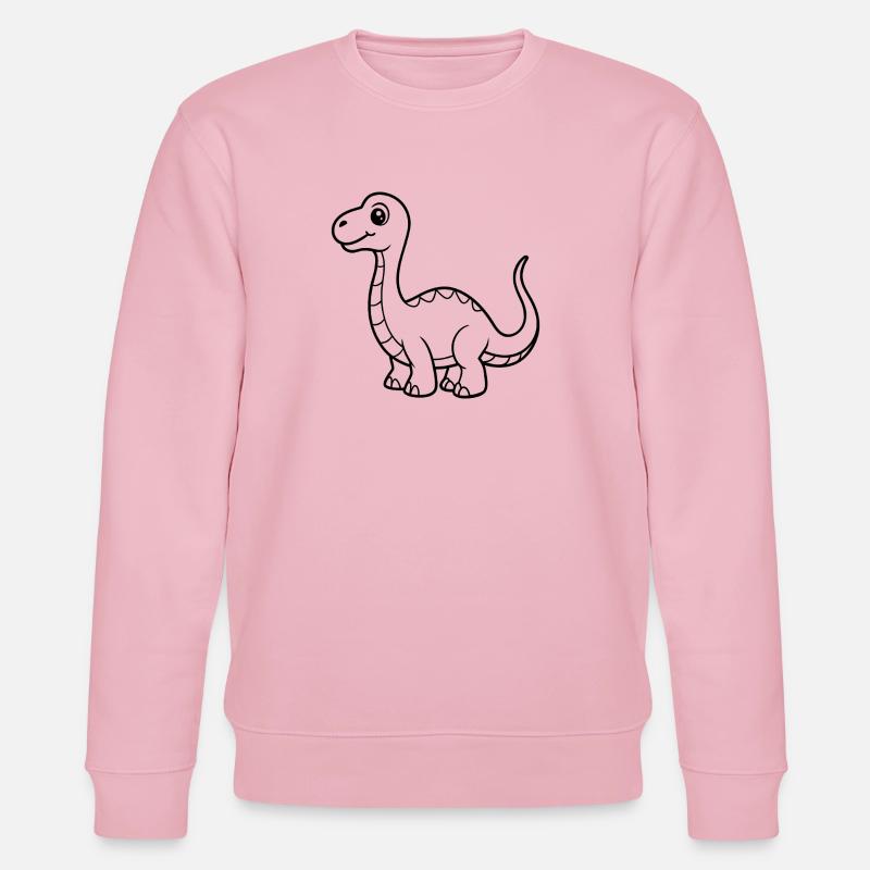 Dinosaure - Sweat bio CHANGER Stanley/Stella Unisexe - rose pâle