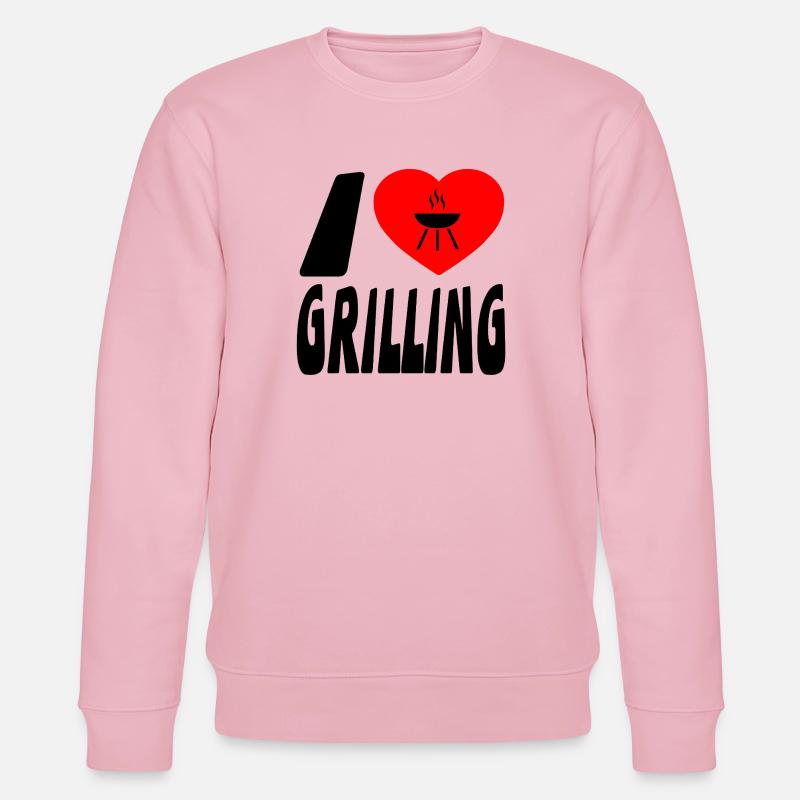 Grillen - Stanley/Stella Unisex Bio-Sweatshirt CHANGER  - Hellrosa