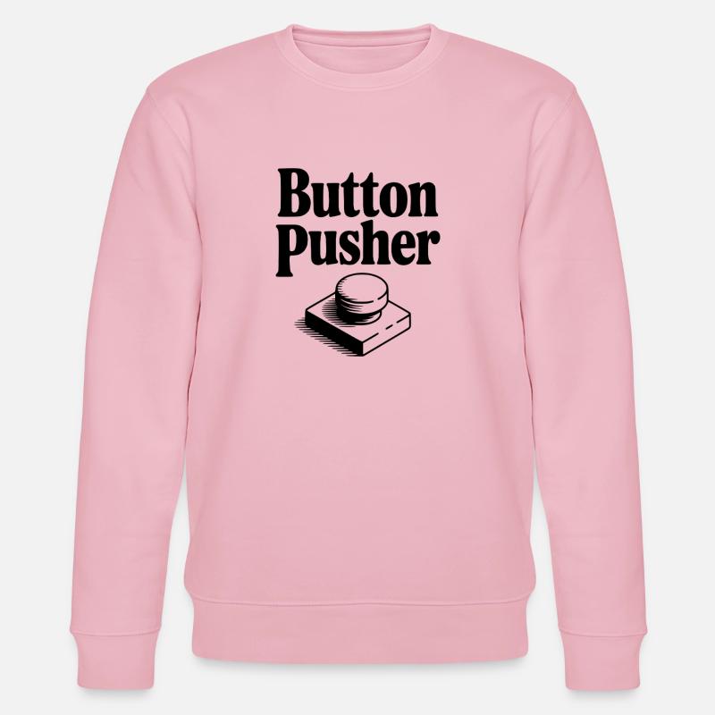 Knopfdrücker - Stanley/Stella Unisex Bio-Sweatshirt CHANGER - Hellrosa
