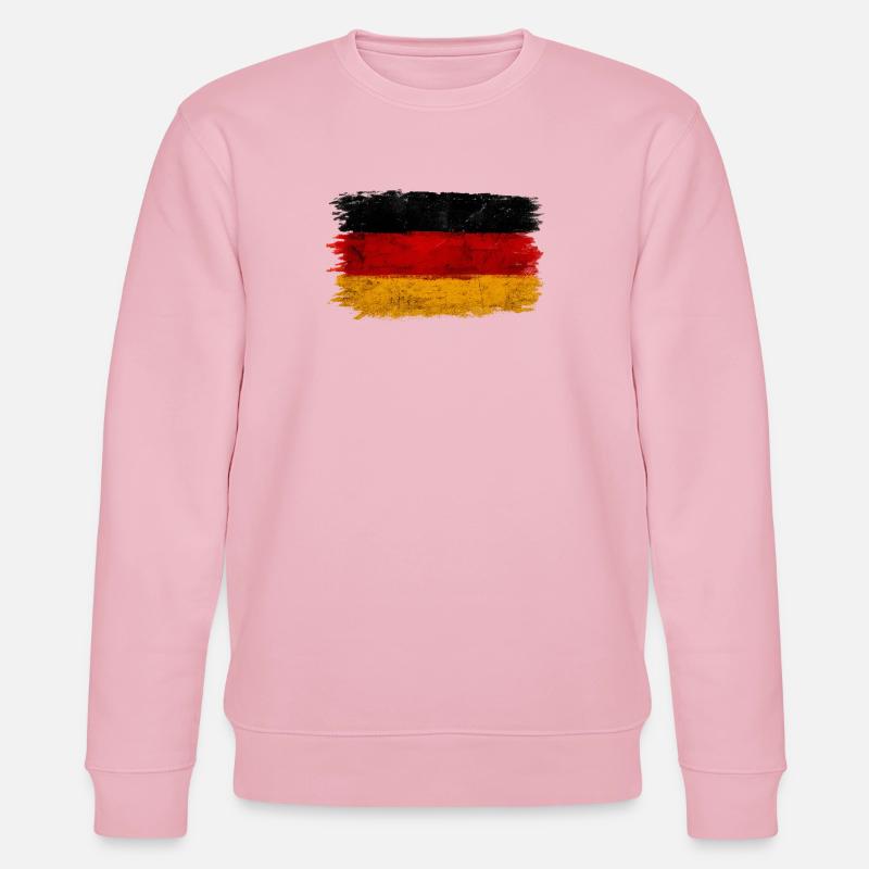Drapeau allemand - Sweat bio CHANGER Stanley/Stella Unisexe - rose pâle