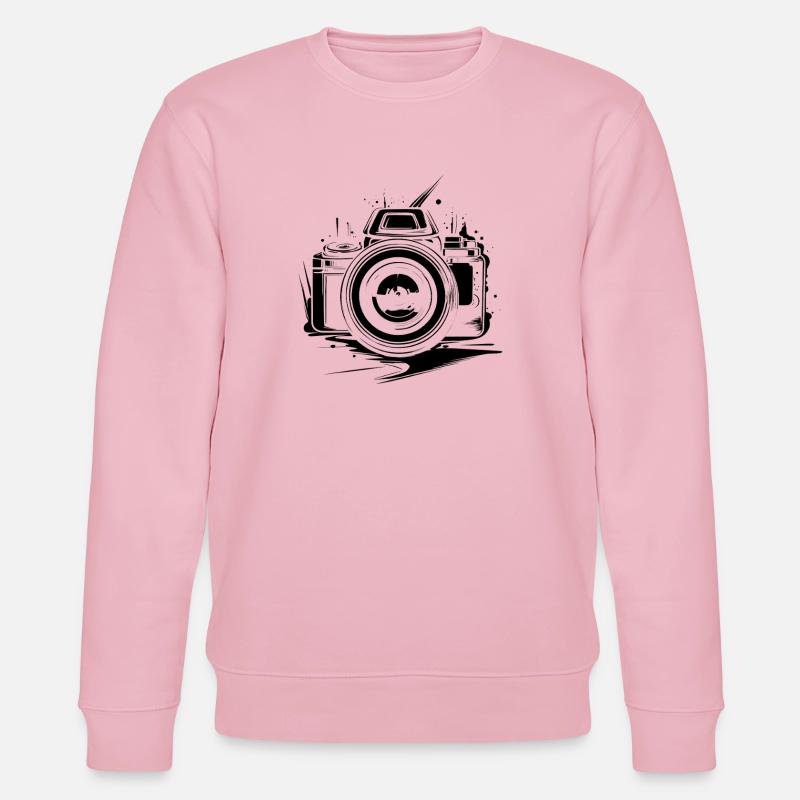 Caméra - Sweat bio CHANGER Stanley/Stella Unisexe - rose pâle