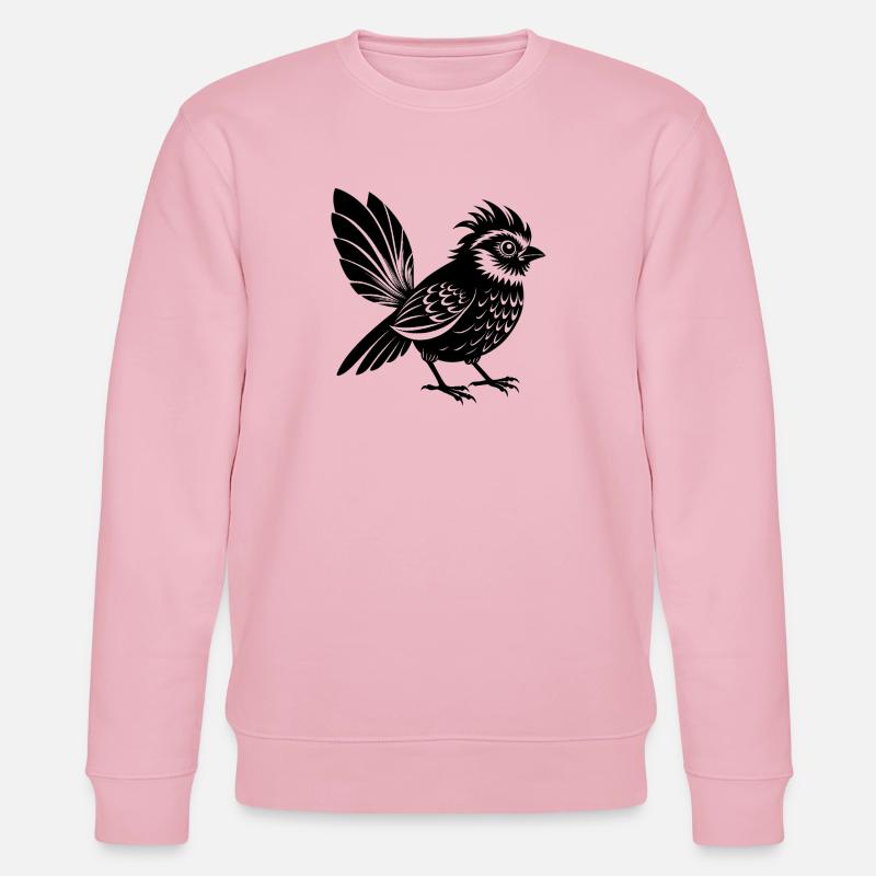 Fantail-Vogel - Stanley/Stella Unisex Bio-Sweatshirt CHANGER - Hellrosa