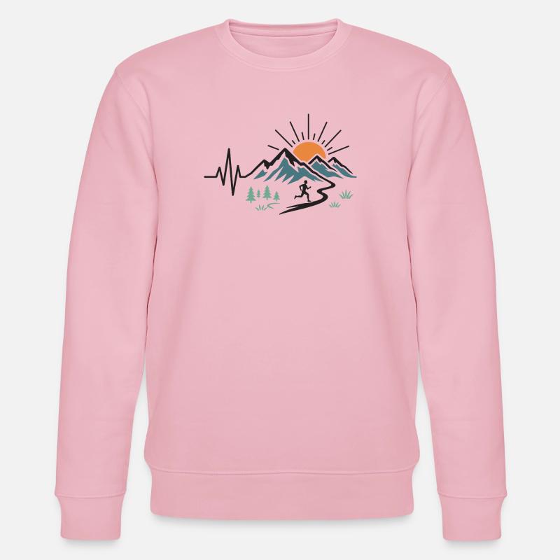 Trailrunning - Stanley/Stella Unisex Bio-Sweatshirt CHANGER - Hellrosa