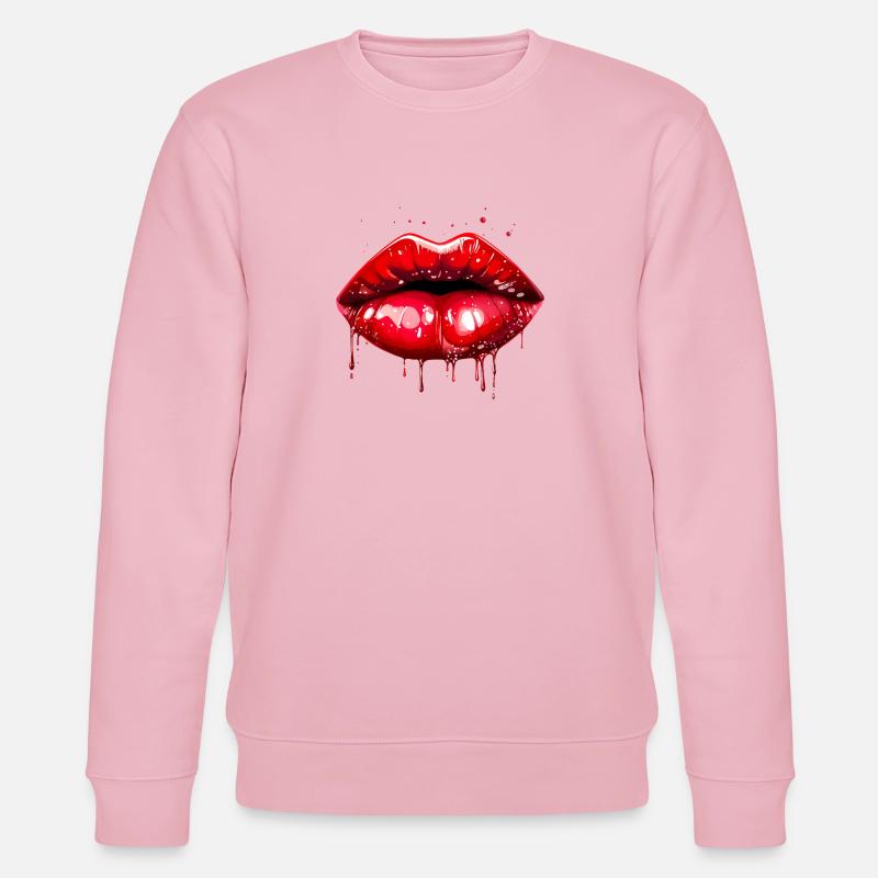 Lipps, Design #3 - Sweat bio CHANGER Stanley/Stella Unisexe - rose pâle