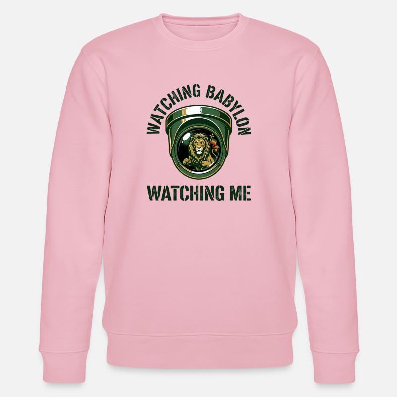 Babylon Watching - Stanley/Stella Unisex Bio-Sweatshirt CHANGER - Hellrosa