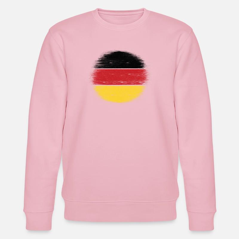 Drapeau de l’Allemagne - Sweat bio CHANGER Stanley/Stella Unisexe - rose pâle