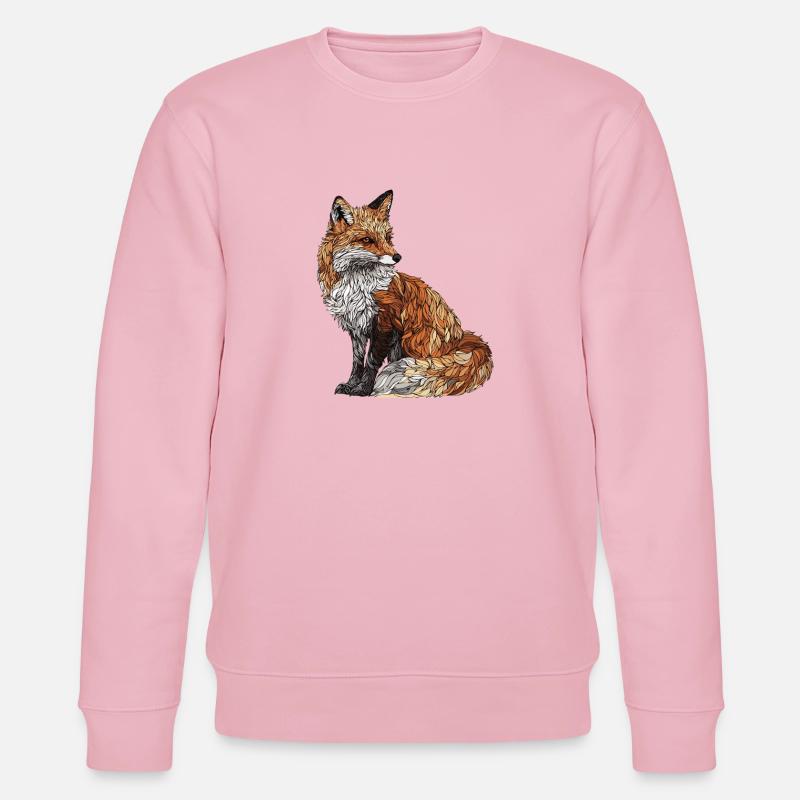 Fuchs - Stanley/Stella Unisex Bio-Sweatshirt CHANGER - Hellrosa