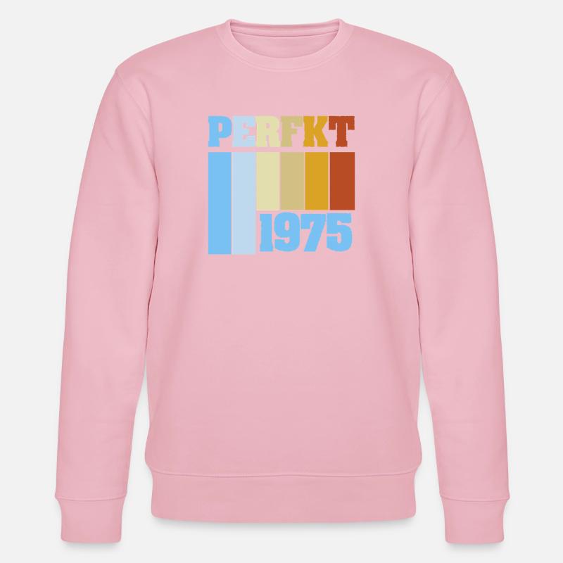 Perfekt 1975 - Stanley/Stella Unisex Bio-Sweatshirt CHANGER  - Hellrosa