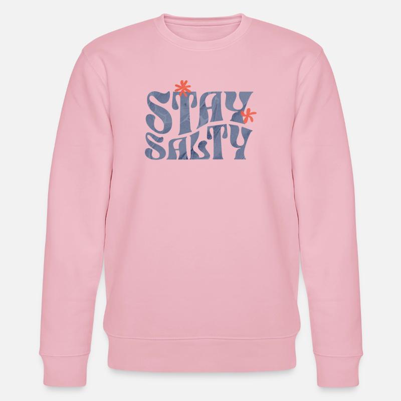 Reste amer - Sweat bio CHANGER Stanley/Stella Unisexe - rose pâle