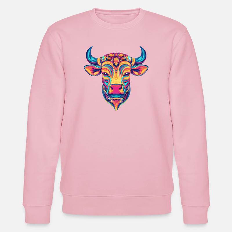 Bulle Bunt - Stanley/Stella Unisex Bio-Sweatshirt CHANGER  - Hellrosa
