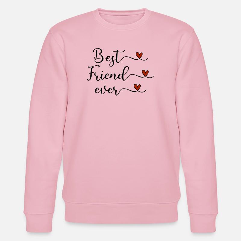 Bester Freund - Stanley/Stella Unisex Bio-Sweatshirt CHANGER - Hellrosa