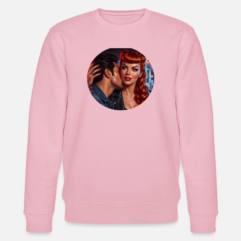 Nationale Nachthitze - Stanley/Stella Unisex Bio-Sweatshirt CHANGER - Hellrosa