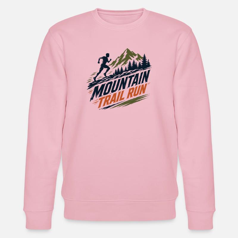 Mountain Trail Run - Stanley/Stella Unisex Bio-Sweatshirt CHANGER - Hellrosa