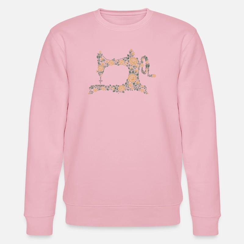 machine à coudre - Sweat bio CHANGER Stanley/Stella Unisexe - rose pâle