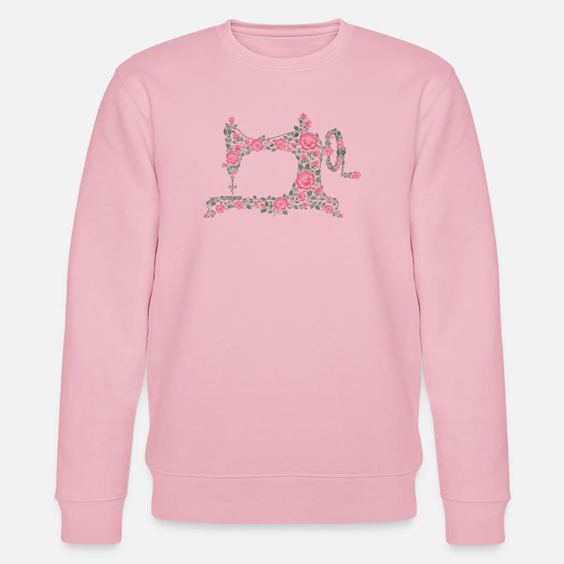 machine à coudre - Sweat bio CHANGER Stanley/Stella Unisexe - rose pâle
