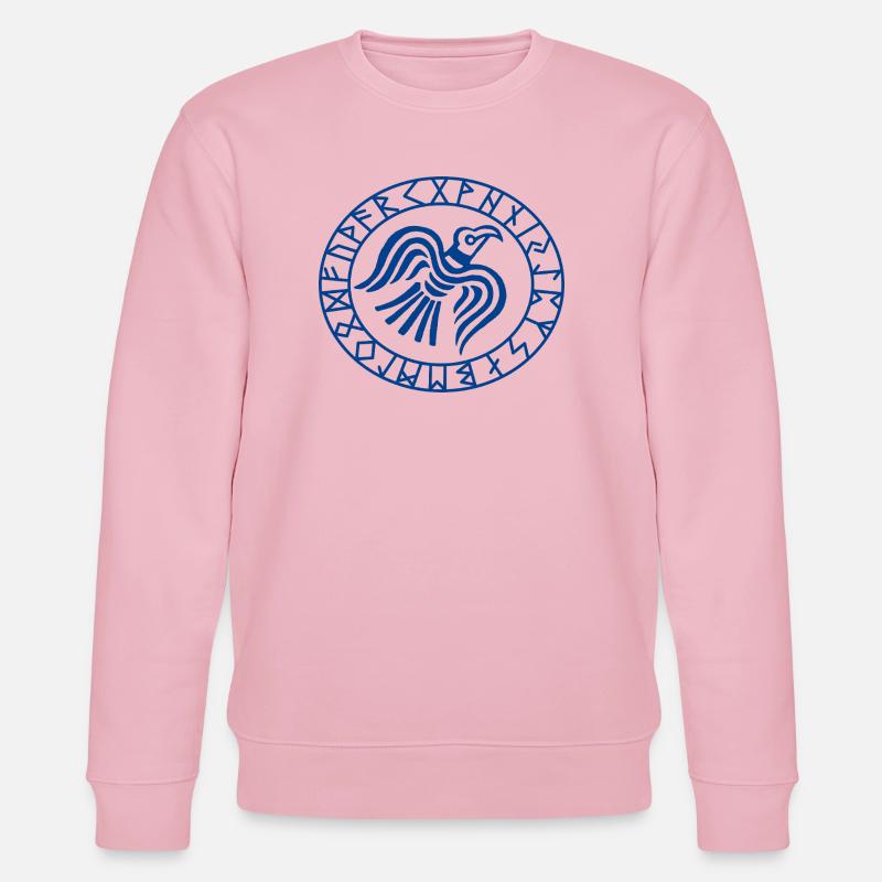 Wikinger Keltisches Symbol - Stanley/Stella Unisex Bio-Sweatshirt CHANGER  - Hellrosa