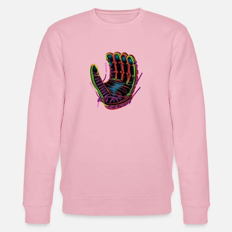 Gant de baseball Synthwave - Sweat bio CHANGER Stanley/Stella Unisexe - rose pâle