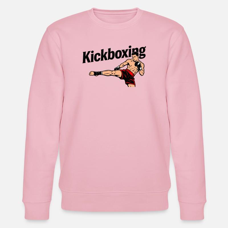 Kickboxen - Stanley/Stella Unisex Bio-Sweatshirt CHANGER - Hellrosa