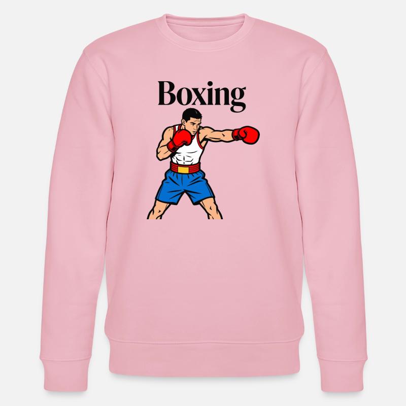 Boxen KO - Stanley/Stella Unisex Bio-Sweatshirt CHANGER - Hellrosa