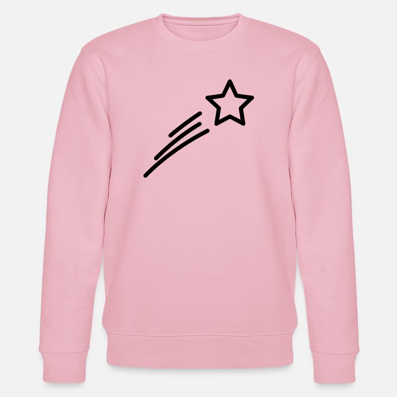shooting star - Stanley/Stella CHANGER Unisex Organic Sweatshirt - cotton pink