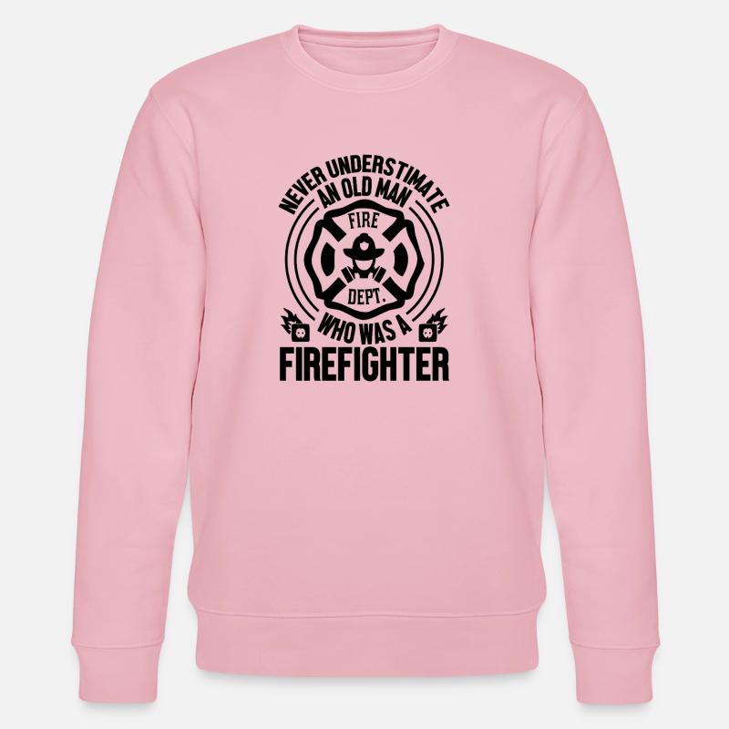 Fire brigade - Stanley/Stella CHANGER Unisex Organic Sweatshirt - cotton pink
