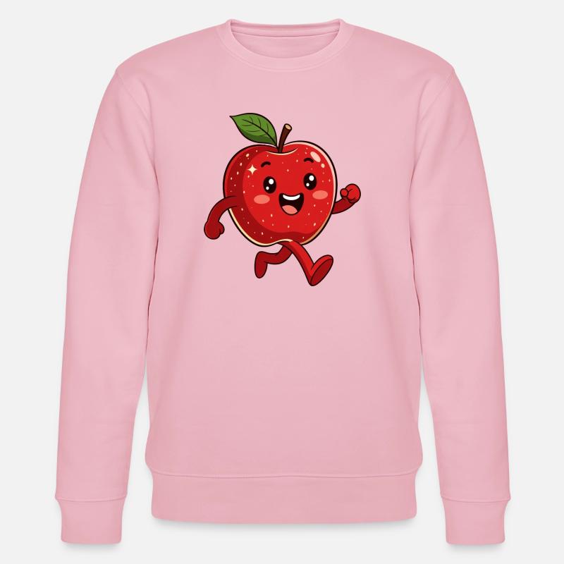 Roter Apfel - Stanley/Stella Unisex Bio-Sweatshirt CHANGER - Hellrosa