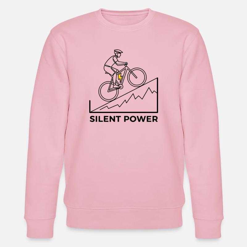 Montée éclair - Sweat bio CHANGER Stanley/Stella Unisexe - rose pâle