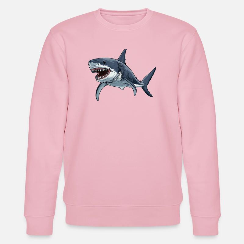 Requins Requin - Sweat bio CHANGER Stanley/Stella Unisexe - rose pâle