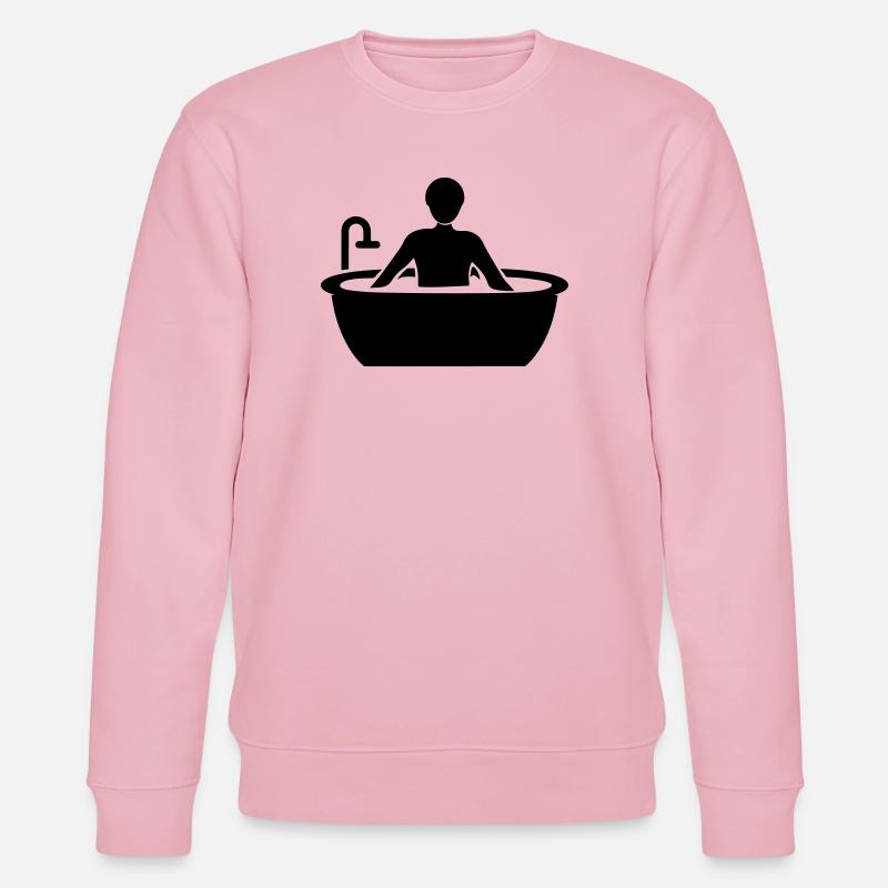 Baignoire - Sweat bio CHANGER Stanley/Stella Unisexe - rose pâle
