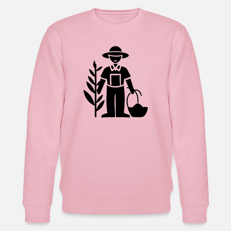 Farmer Bauer - Stanley/Stella Unisex Bio-Sweatshirt CHANGER - Hellrosa