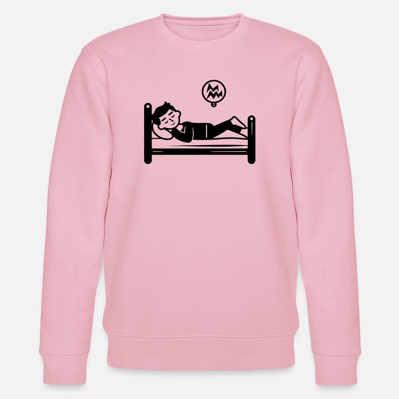 Sleeping Bed - Stanley/Stella CHANGER Unisex Organic Sweatshirt - cotton pink
