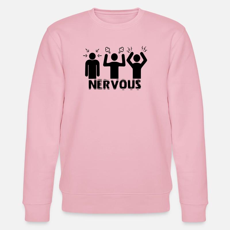 Nervous - Sweat bio CHANGER Stanley/Stella Unisexe - rose pâle