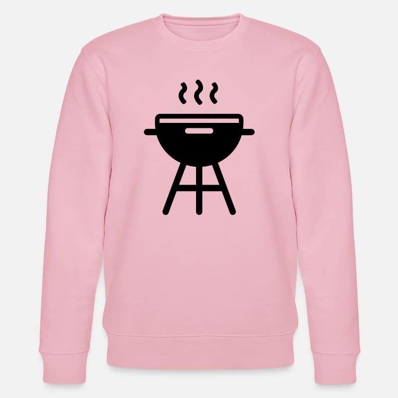 barbecue - Sweat bio CHANGER Stanley/Stella Unisexe - rose pâle