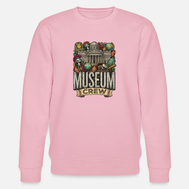 Équipe du musée - Sweat bio CHANGER Stanley/Stella Unisexe - rose pâle
