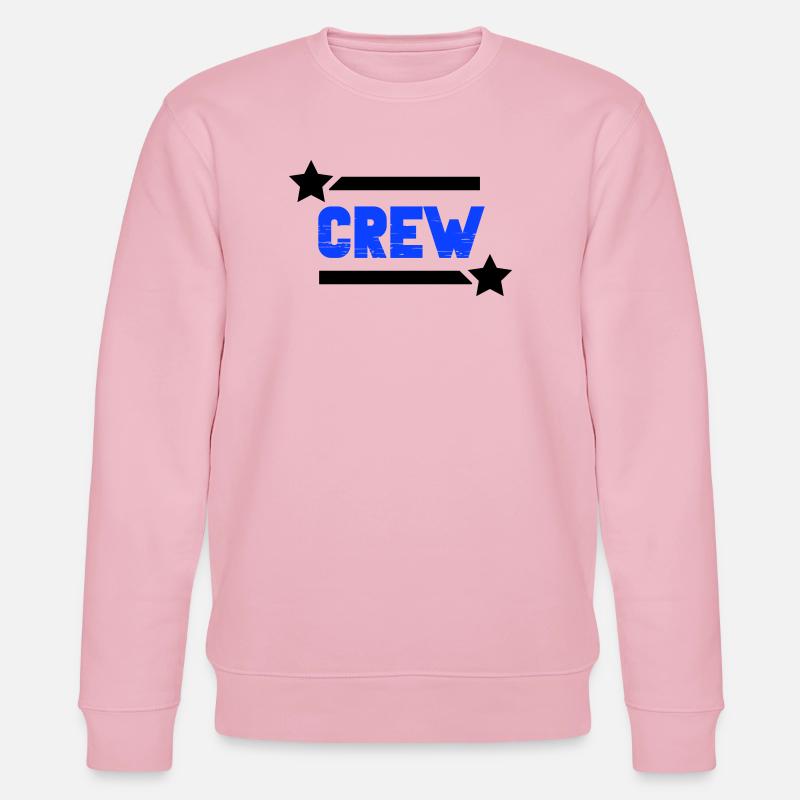 crew_-2- - Sweat bio CHANGER Stanley/Stella Unisexe - rose pâle