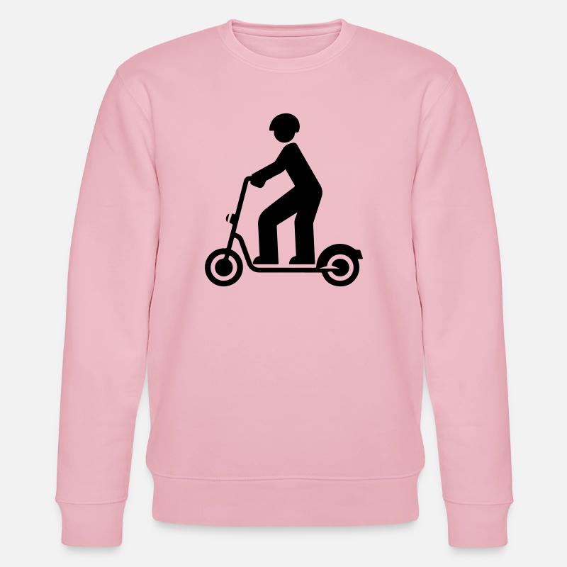 Elektro Scooter - Stanley/Stella Unisex Bio-Sweatshirt CHANGER - Hellrosa