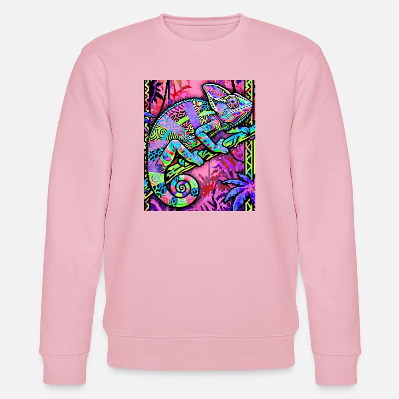 caméléon - Sweat bio CHANGER Stanley/Stella Unisexe - rose pâle