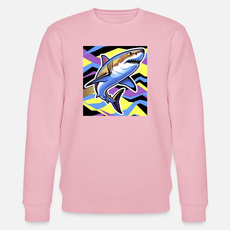 Requin - Sweat bio CHANGER Stanley/Stella Unisexe - rose pâle