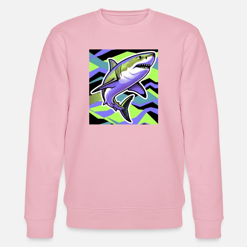 Requin - Sweat bio CHANGER Stanley/Stella Unisexe - rose pâle