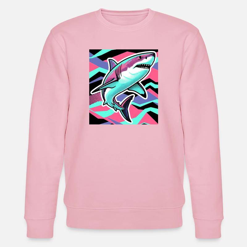 Requin - Sweat bio CHANGER Stanley/Stella Unisexe - rose pâle