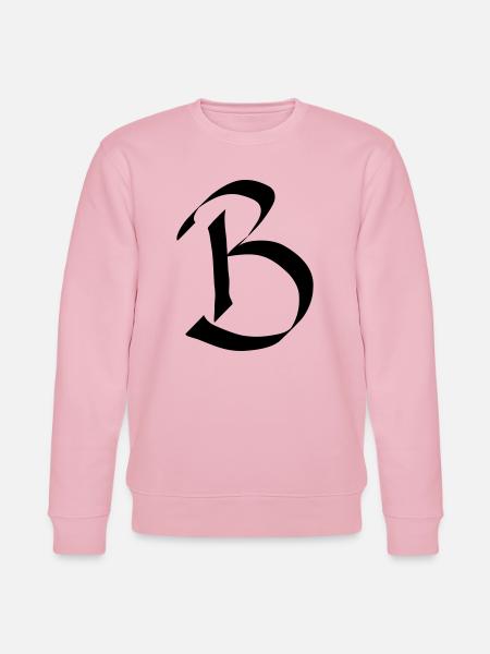 lettre B - Sweat bio CHANGER Stanley/Stella Unisexe - rose pâle