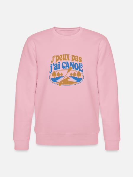 J’peux pas j’ai Canoë - Sweat bio CHANGER Stanley/Stella Unisexe - rose pâle