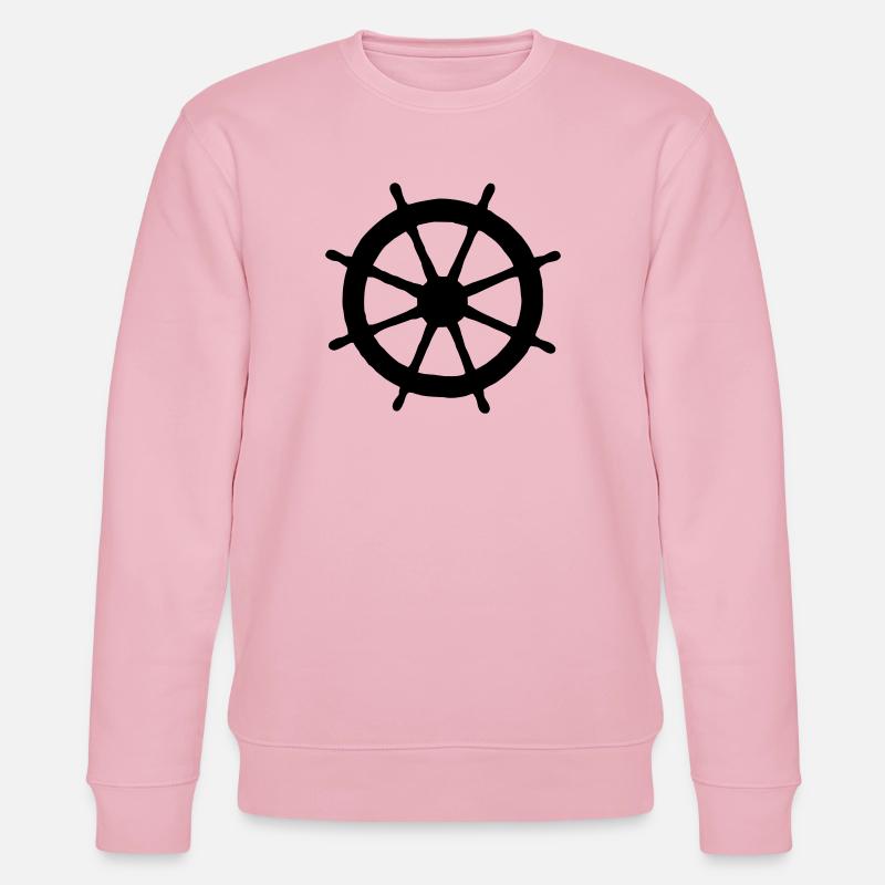 Steering Wheel (FR) - Sweat bio CHANGER Stanley/Stella Unisexe - rose pâle