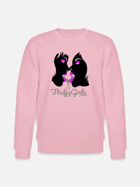fluffy girls - Stanley/Stella Unisex Bio-Sweatshirt CHANGER  - Hellrosa