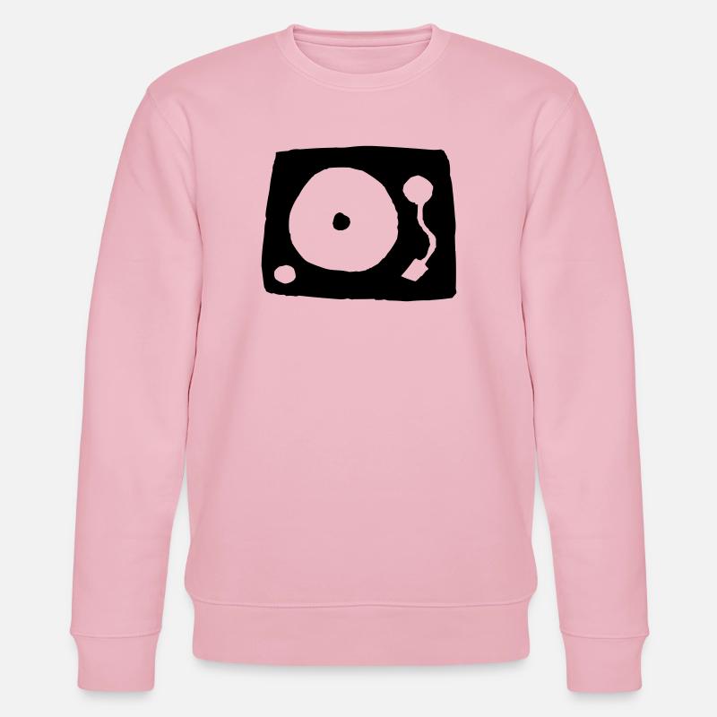 Record player - Stanley/Stella CHANGER Unisex Organic Sweatshirt - cotton pink