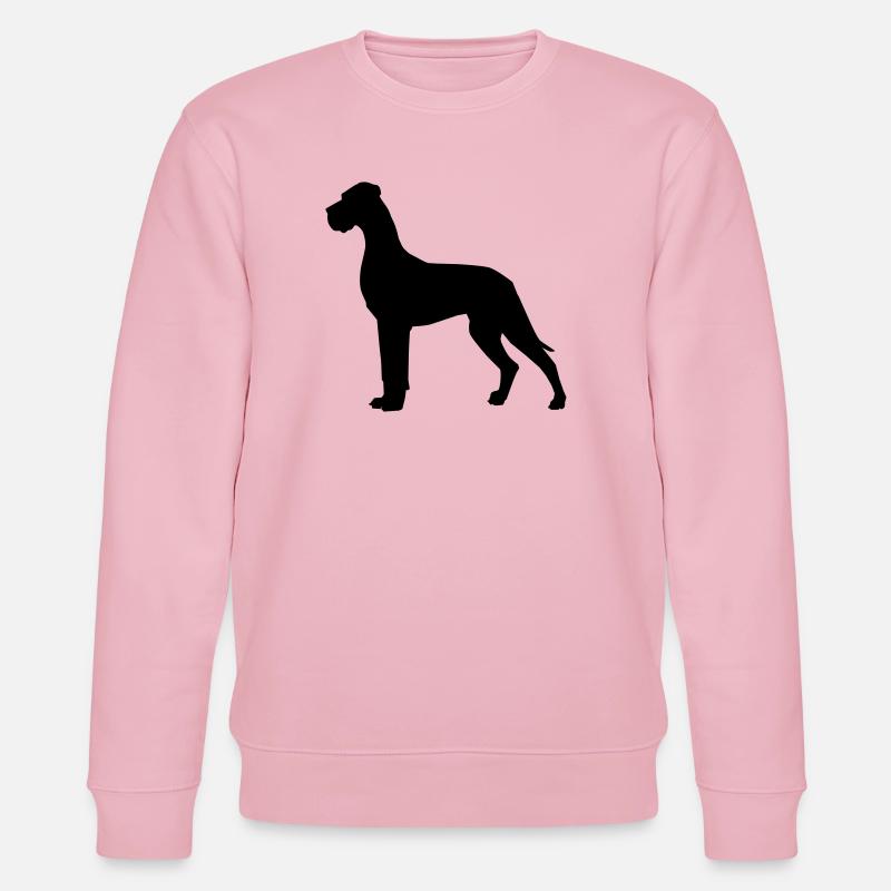 Deutsche Dogge - Stanley/Stella Unisex Bio-Sweatshirt CHANGER  - Hellrosa