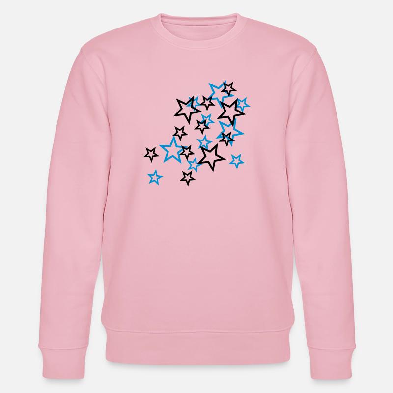stars - Stanley/Stella Unisex Bio-Sweatshirt CHANGER  - Hellrosa